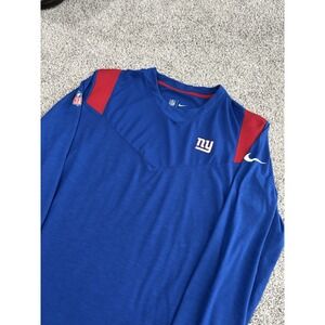 New York Giants Nike NFL On Field Dri-Fit Long Sleeve Shirt Men's Size Large